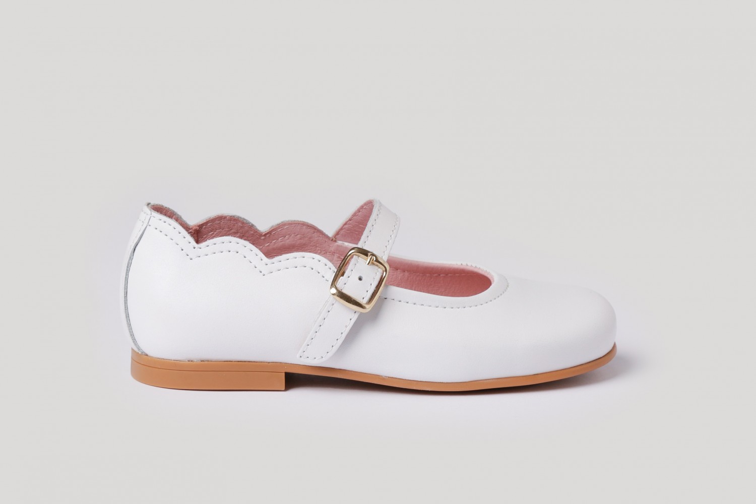 ANGELITOS MERCEDITA DE NIÑA CON HEBILLA BLANCA