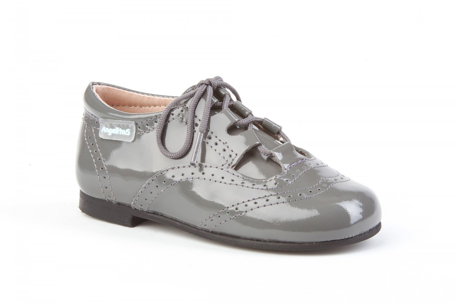 ZAPATO INGLESITO ANGELITOS GRIS