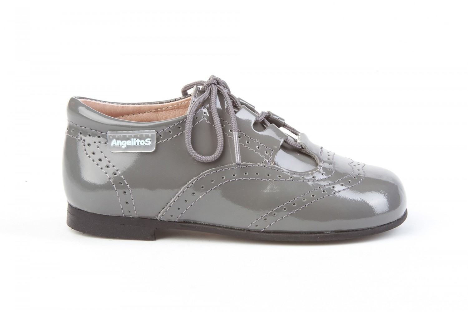 ZAPATO INGLESITO ANGELITOS GRIS