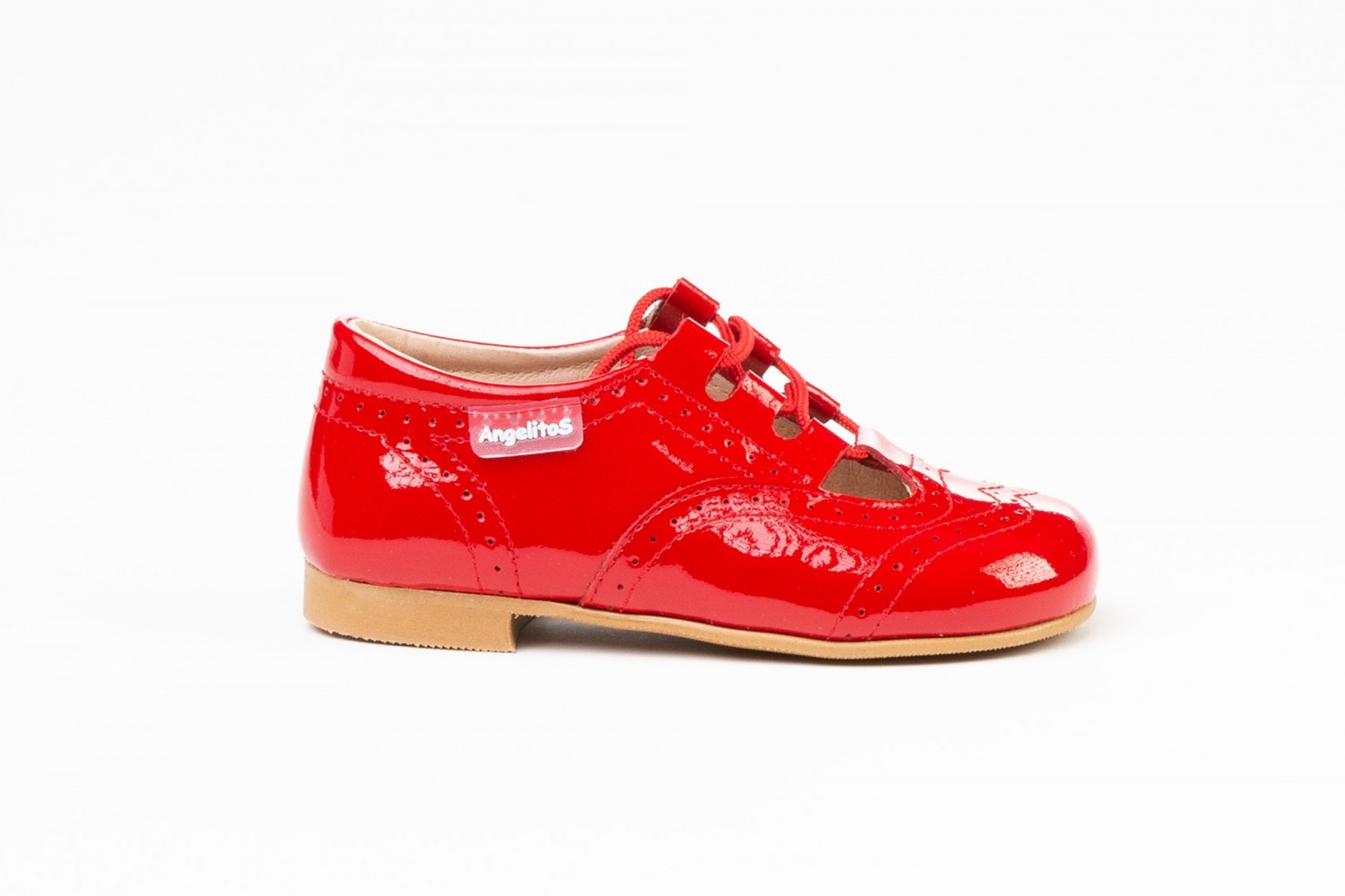 ZAPATO INGLESITO ANGELITOS ROJO