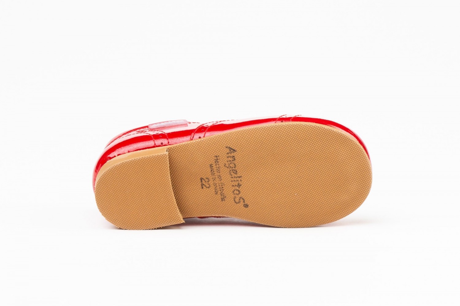 ZAPATO INGLESITO ANGELITOS ROJO