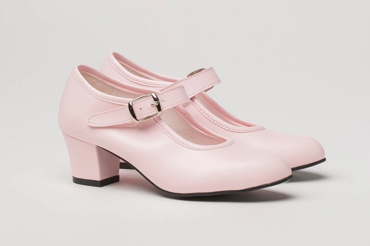 Zapatos flamenco niña rosa - moda infantil