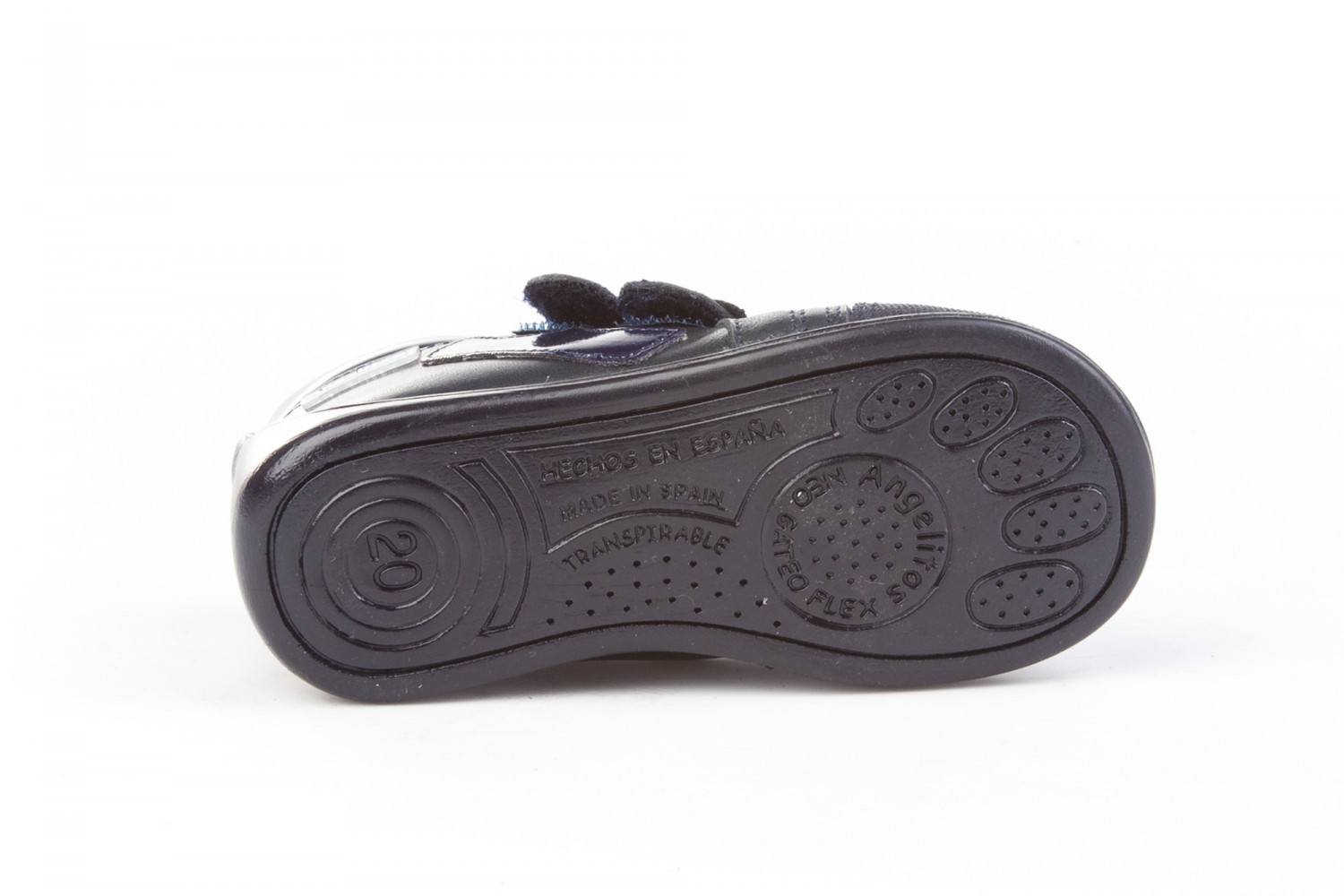 BOTITA AZUL MARINO VELCRO ANGELITOS