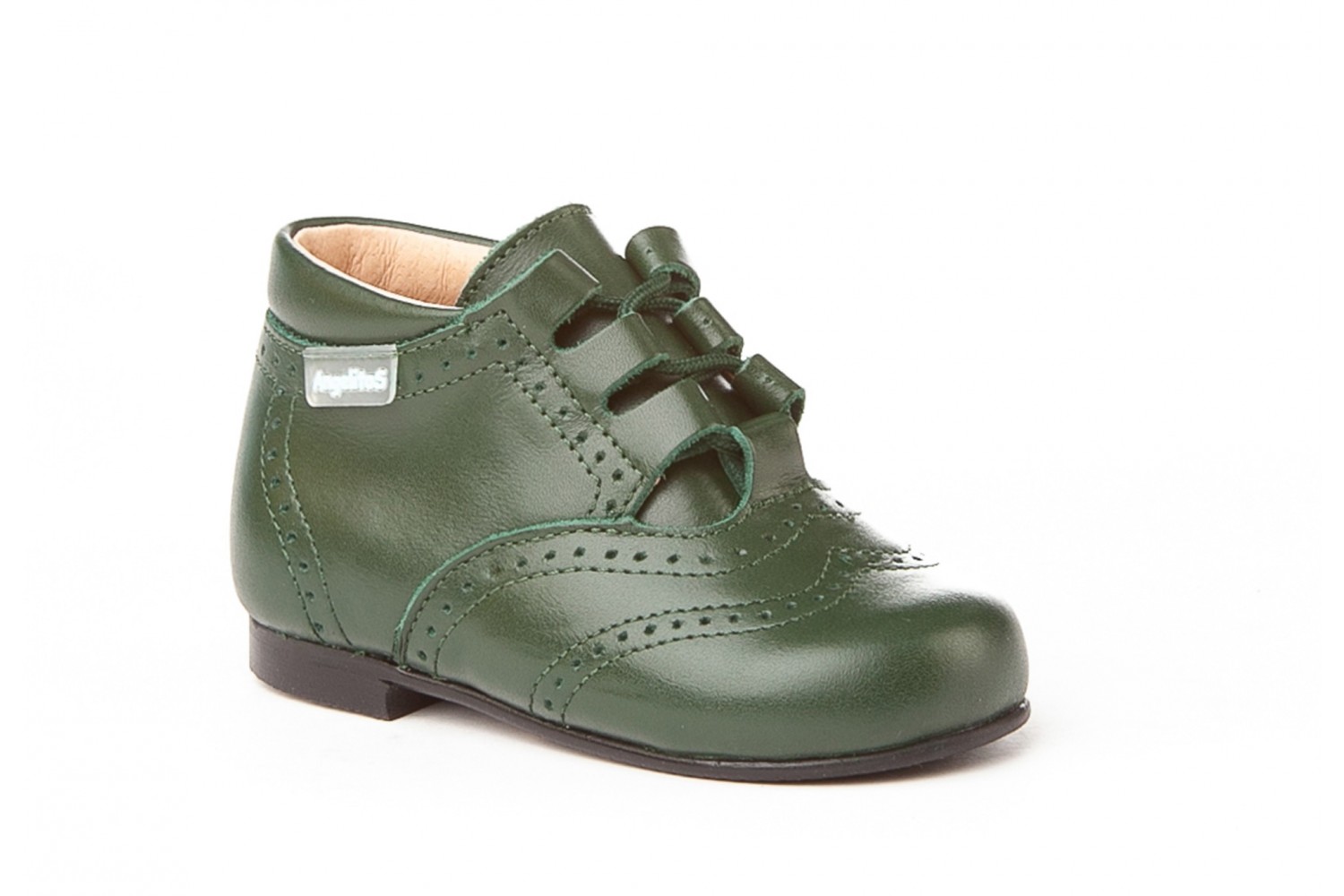 INGLESITA VERDE BOTA CORDONES ANGELITOS