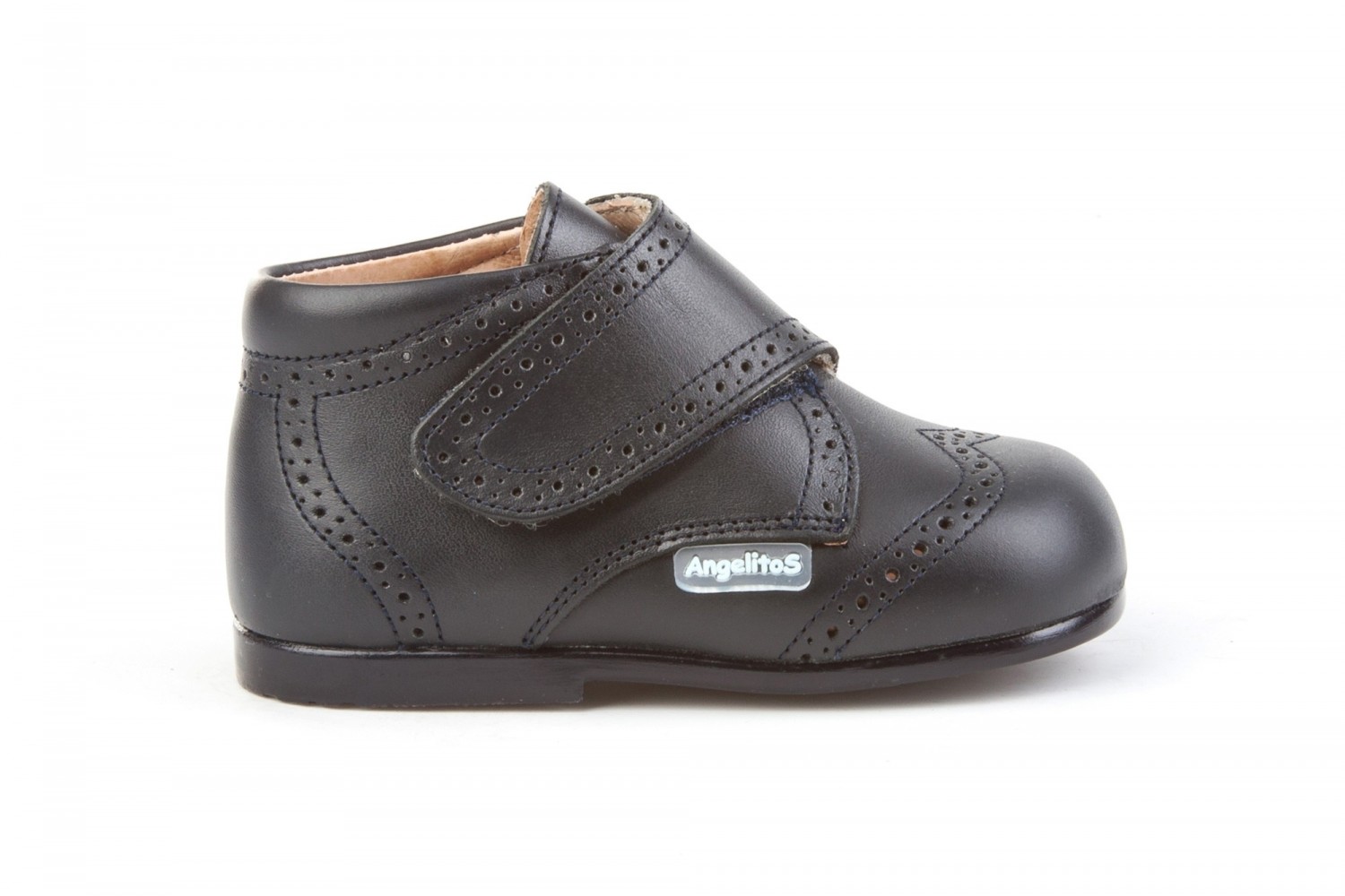 BOTITA AZUL MARINO VELCRO ANGELITOS