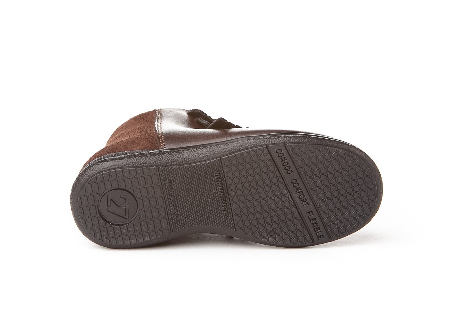 BOTIN FLECOS ANGELITOS CHOCOLATE