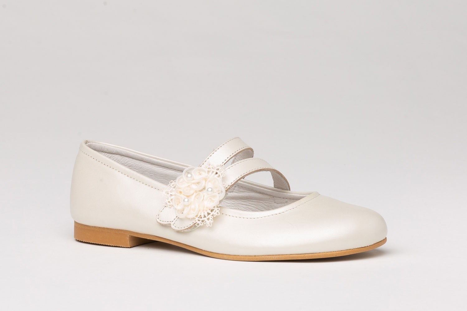 COMUNIÓN DE NIÑA ANGELITOS BEIGE