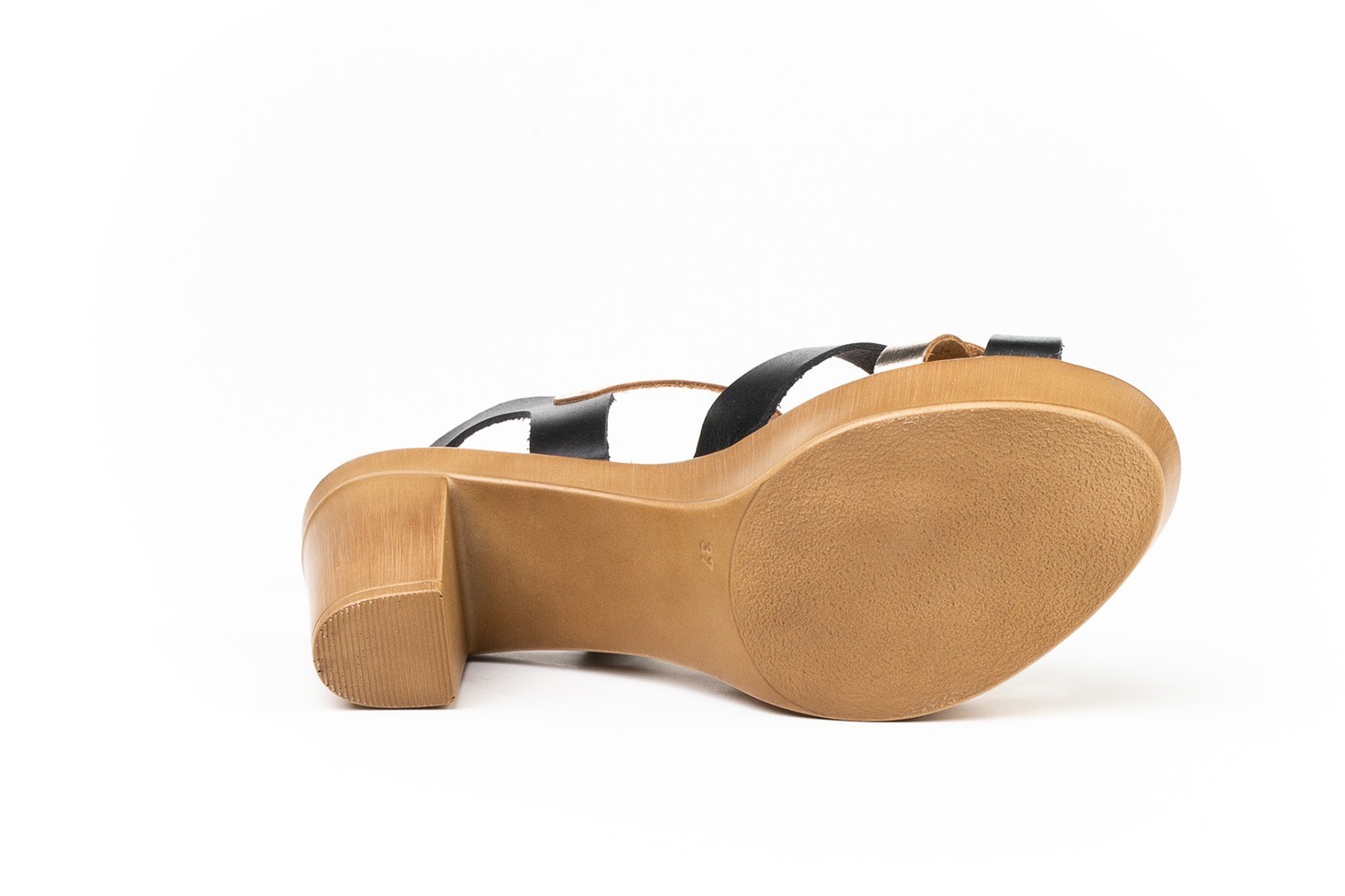 SANDALIAS CONFORT NEGRAS-PLATINO ELIPSE EVA MAÑAS "GEL-MEMORY FOAM"