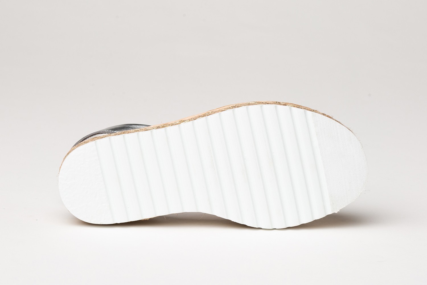 IBICENCA GLITTER-SEQUINS EVA MAÑAS "GEL-MEMORY FOAM" PLATINO