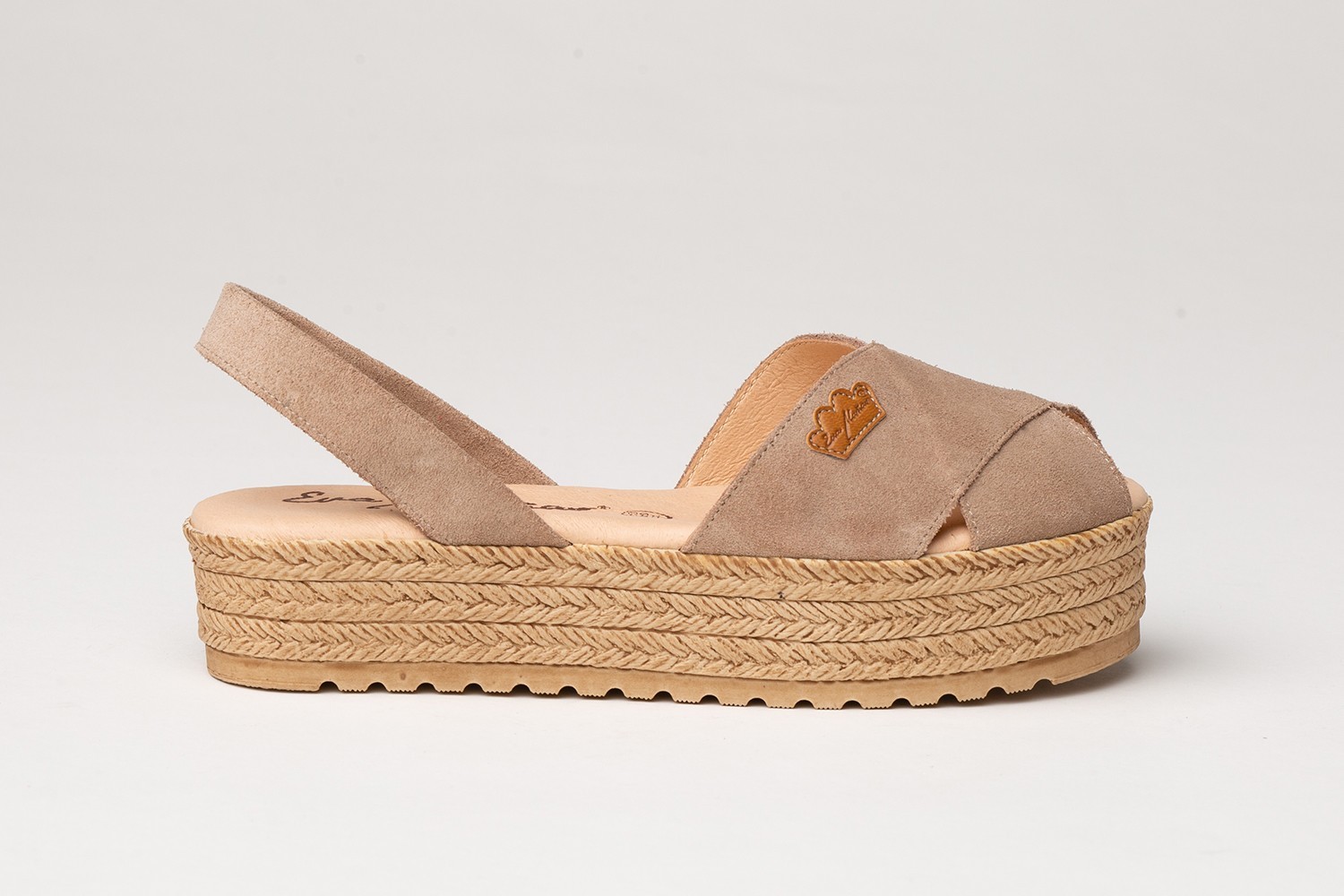 IBICENCA ANTE CRUZ EVA MAÑAS "GEL-MEMORY FOAM" TAUPE