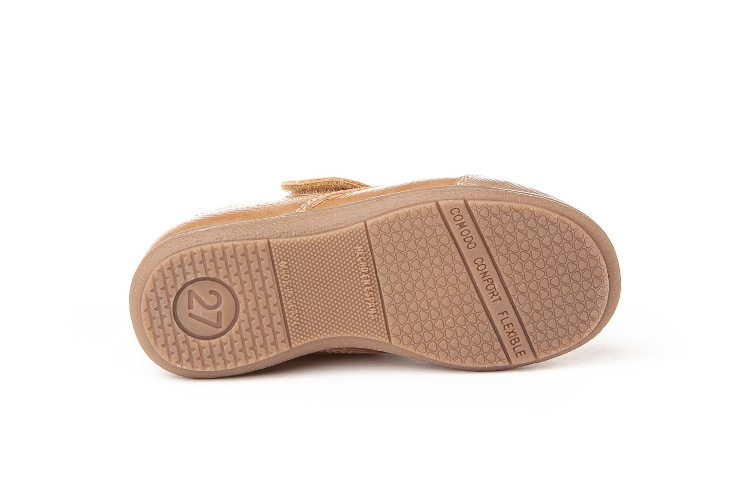 BOTA VELCRO ANGELITOS TAUPE