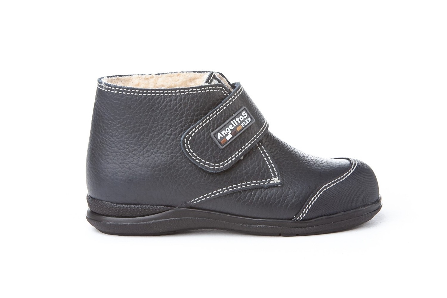BOTA VELCRO AZUL MARINO ANGELITOS
