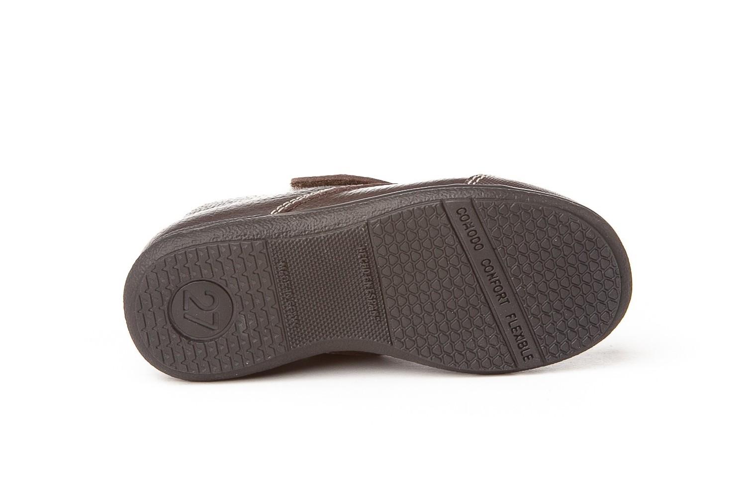 BOTA VELCRO MARRONES ANGELITOS