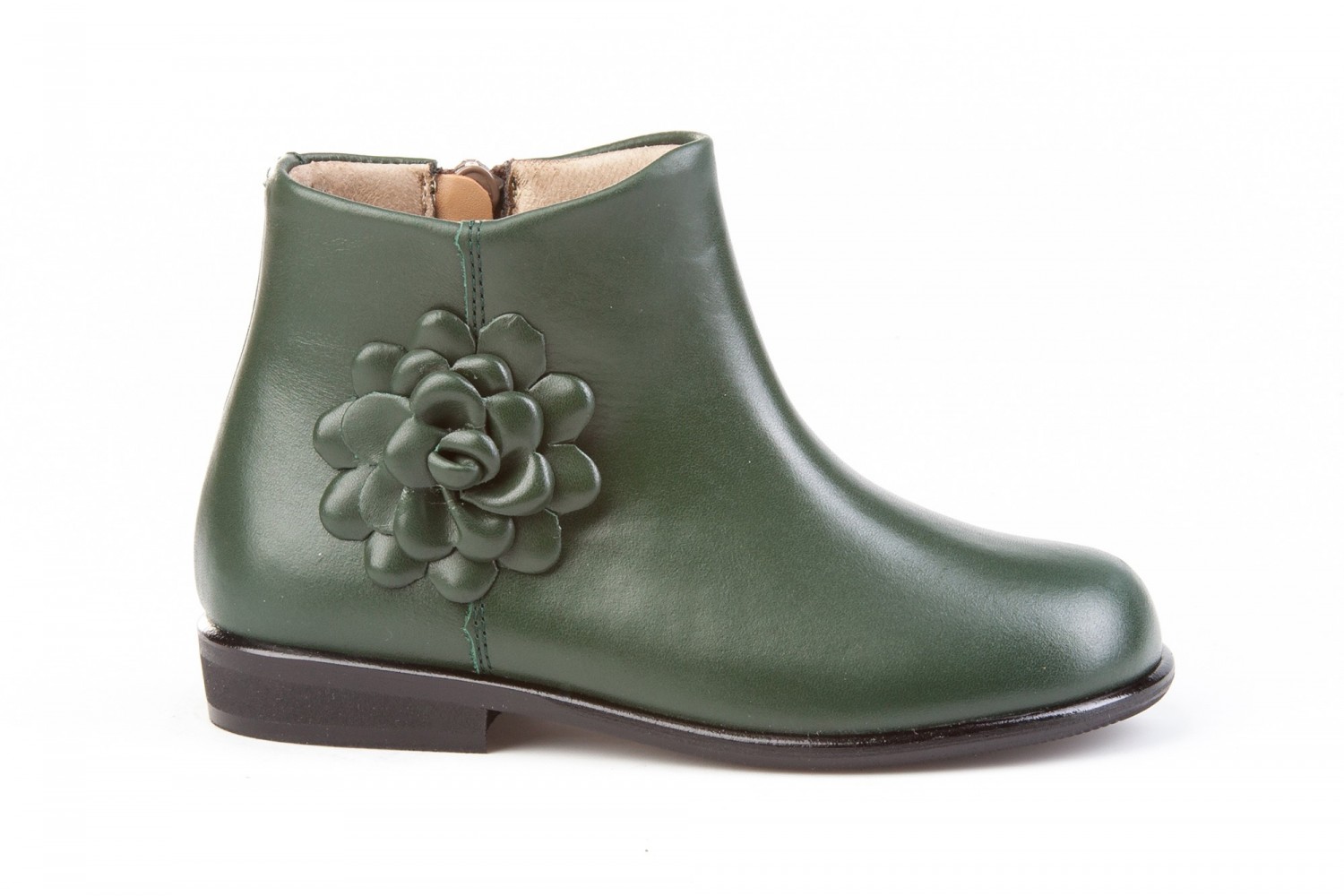 BOTIN FLOR ANGELITOS VERDE