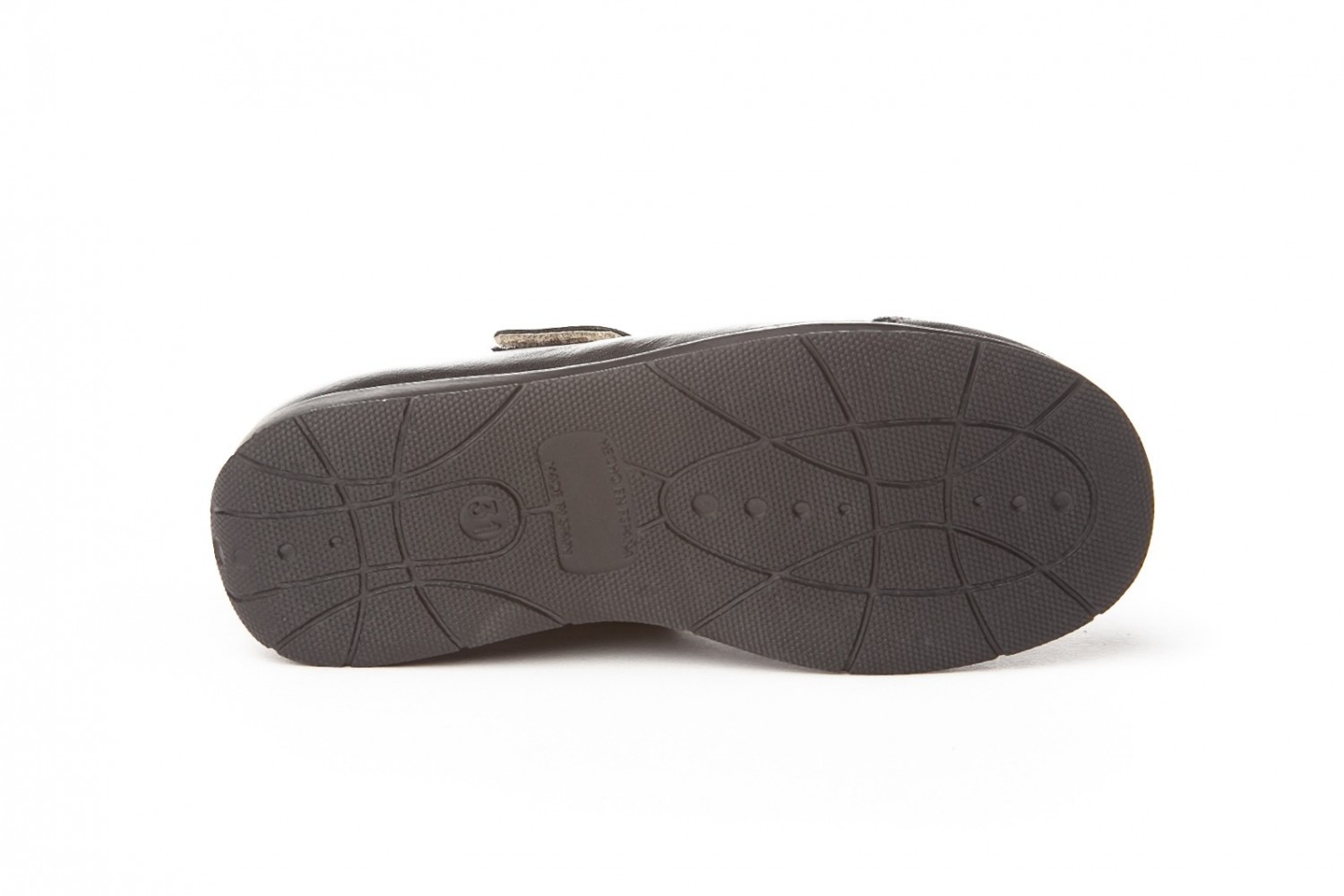 BAILARINA NEGRO COLEGIAL VELCRO REFORZADA ANGELITOS