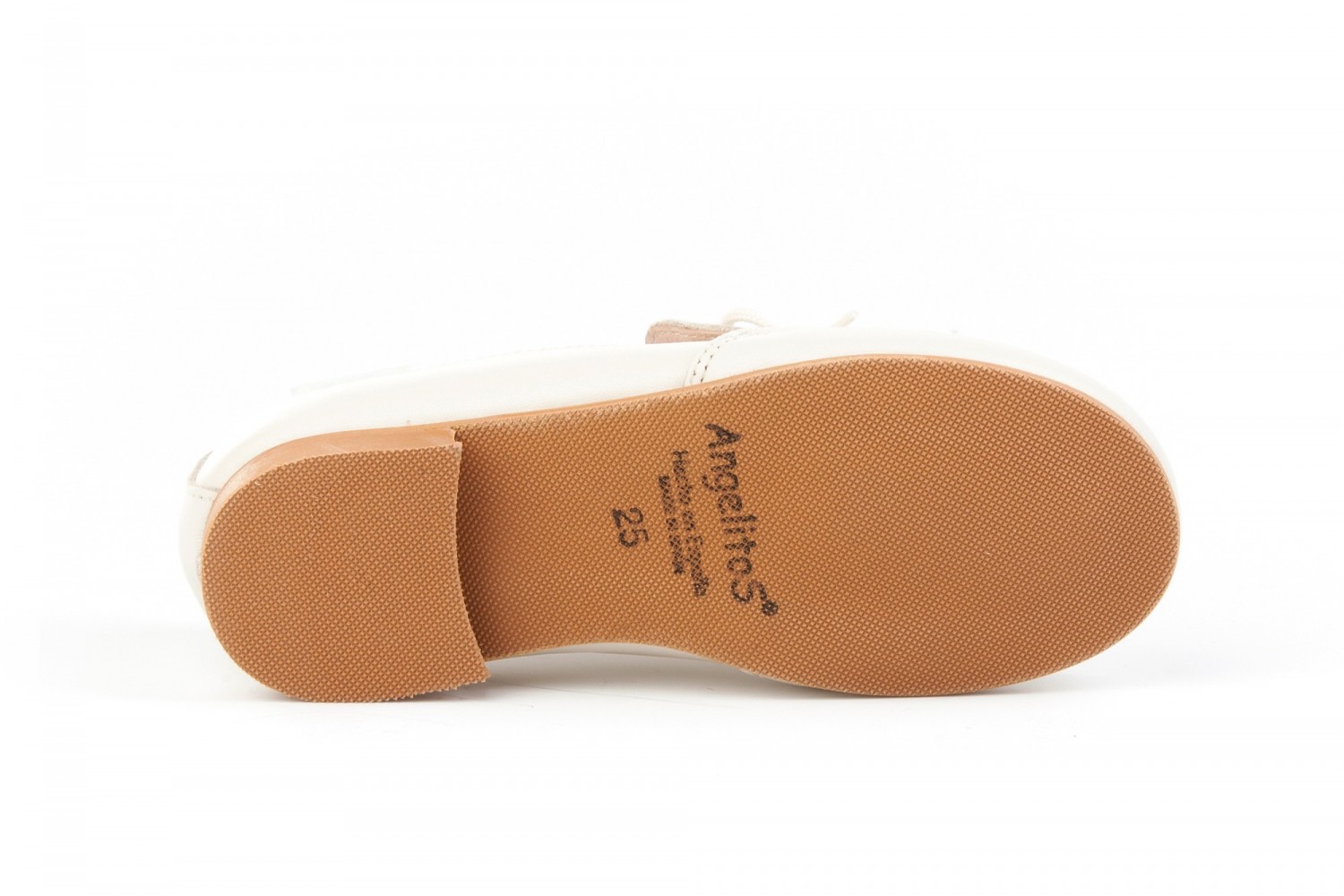 ZAPATO CORDONES ANGELITOS BEIGE