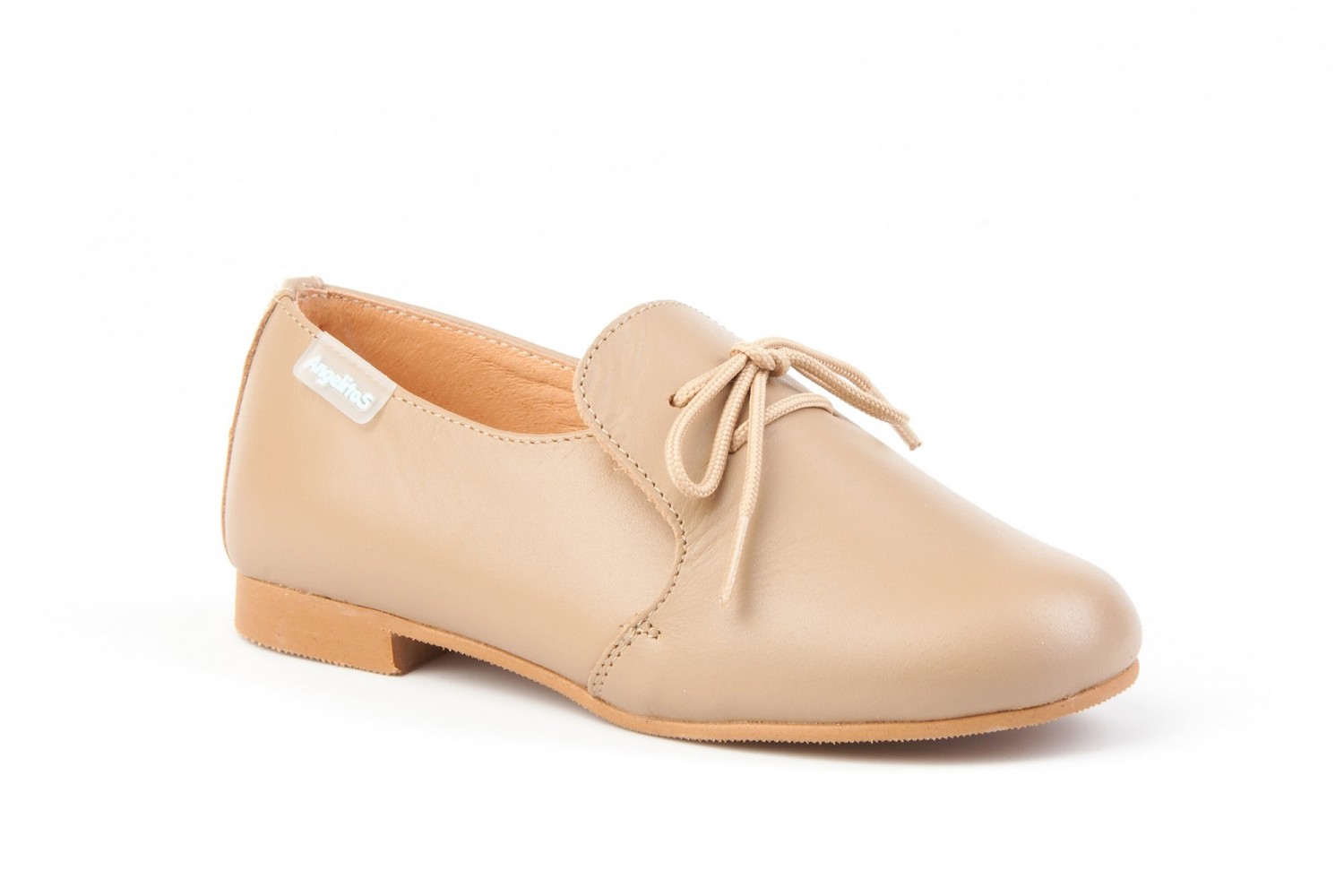 ZAPATO CORDONES ANGELITOS CAMEL