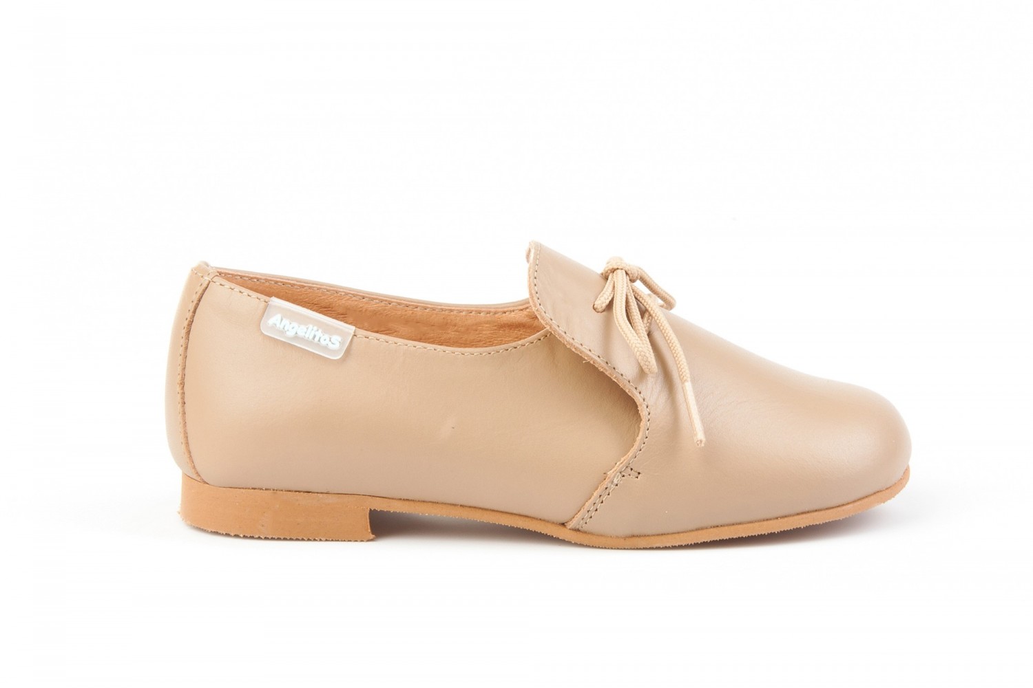 ZAPATO CORDONES ANGELITOS CAMEL