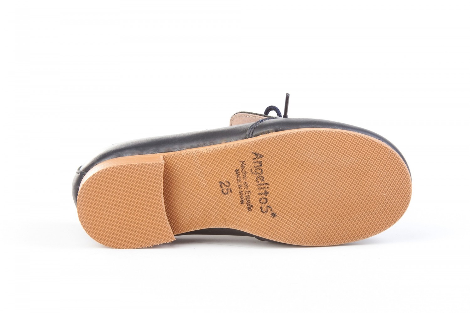 ZAPATO CORDONES ANGELITOS MARINO