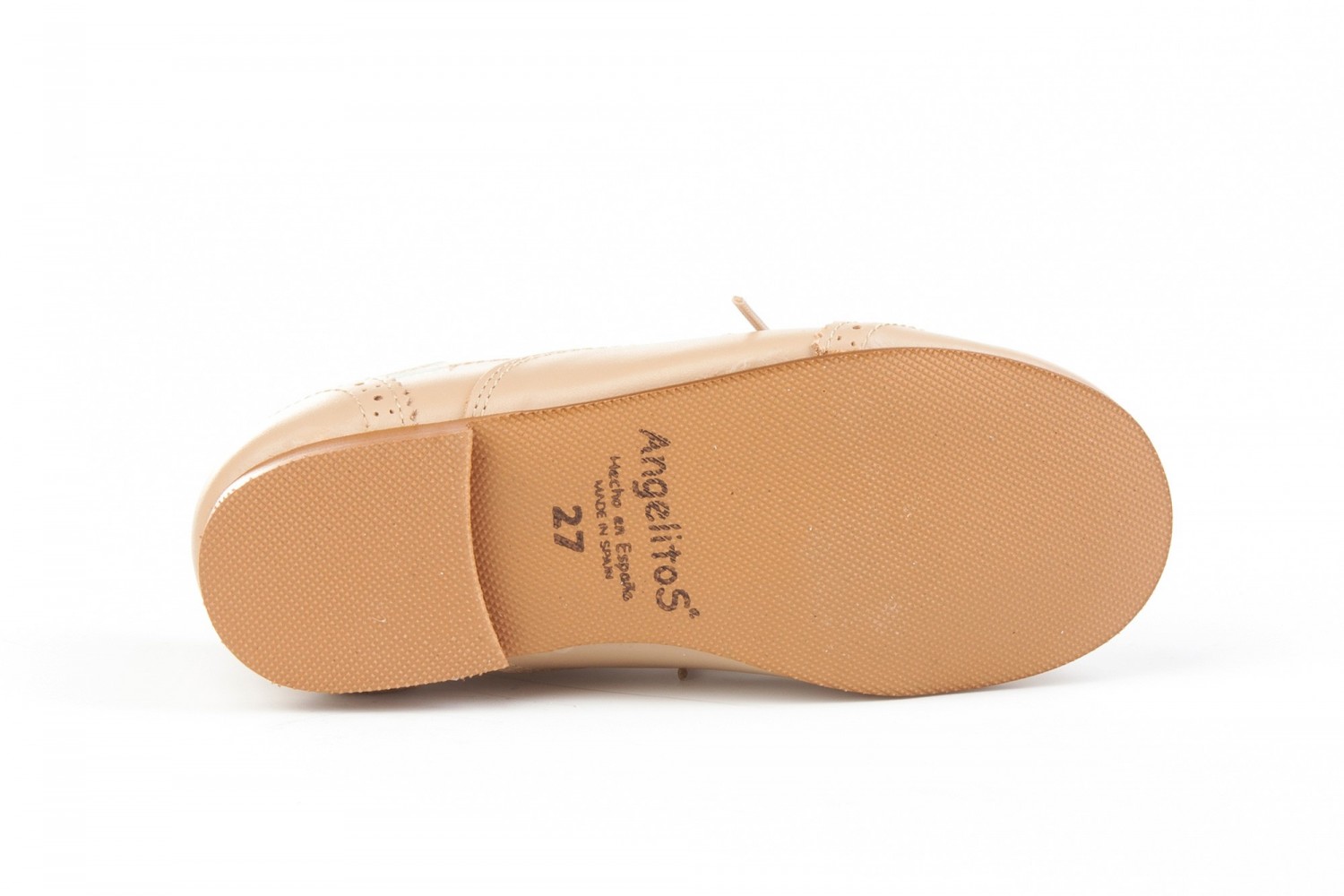 ZAPATO CORDONES ANGELITOS CAMEL