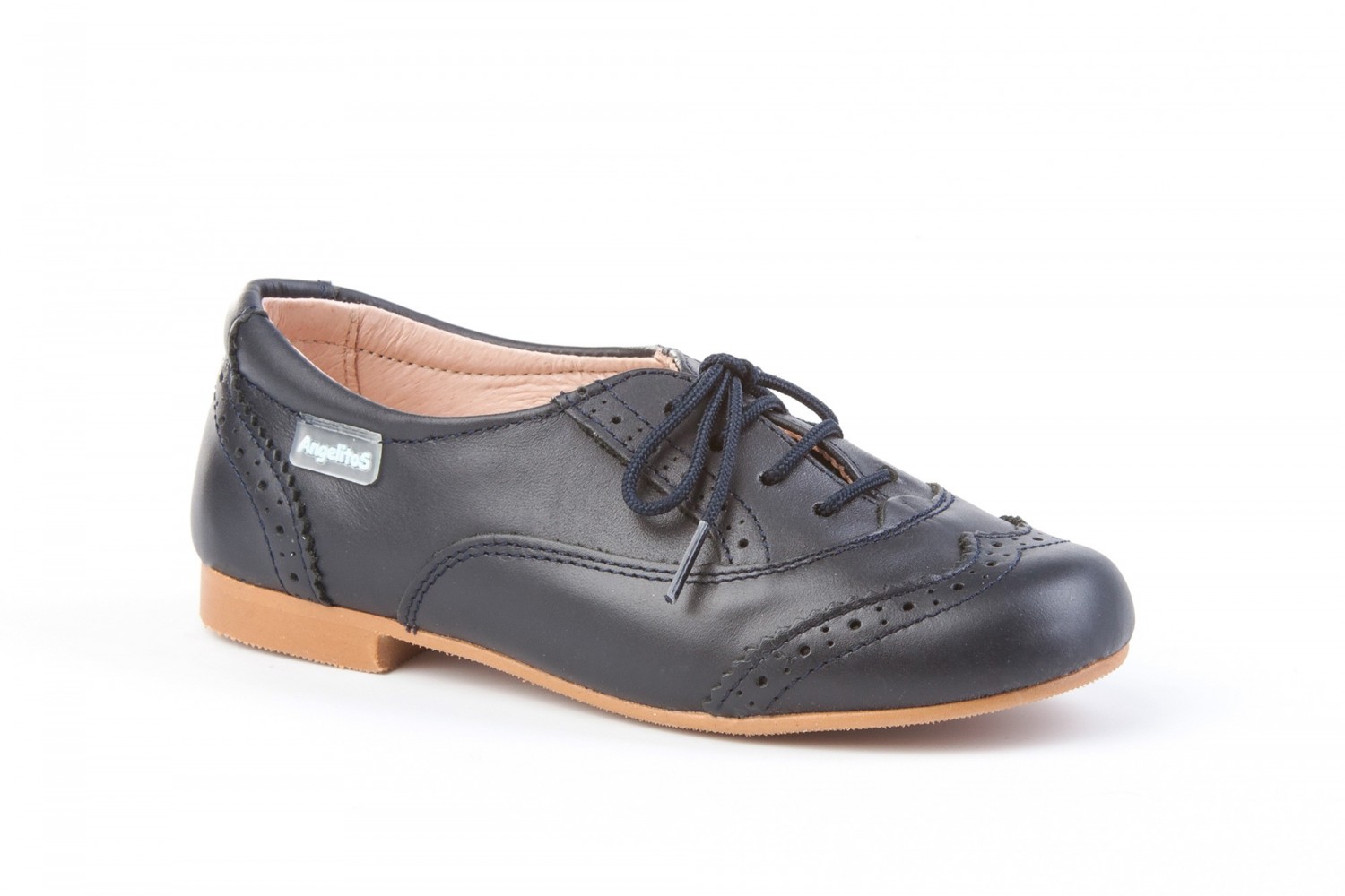 ZAPATO CORDONES ANGELITOS MARINO