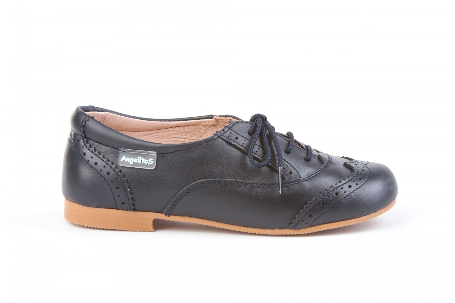ZAPATO CORDONES ANGELITOS MARINO