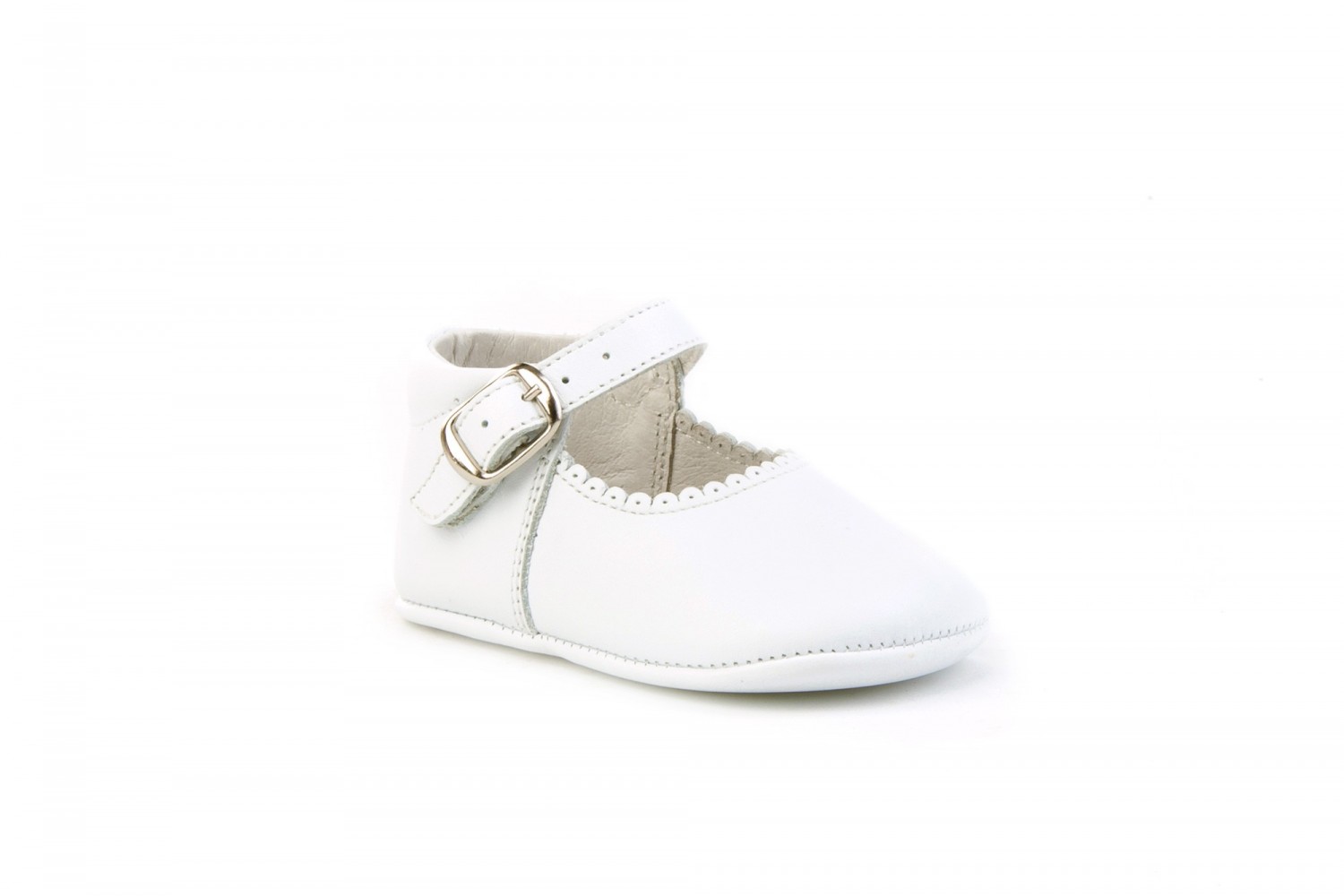 ANGELITOS MERCEDITA DE BEBÉ CON HEBILLA BLANCA