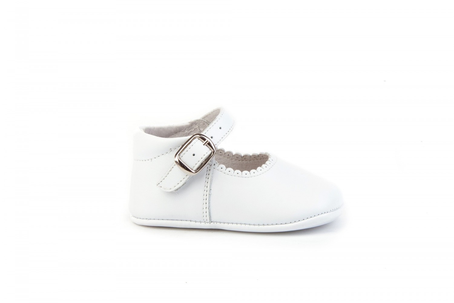 ANGELITOS MERCEDITA DE BEBÉ CON HEBILLA BLANCA