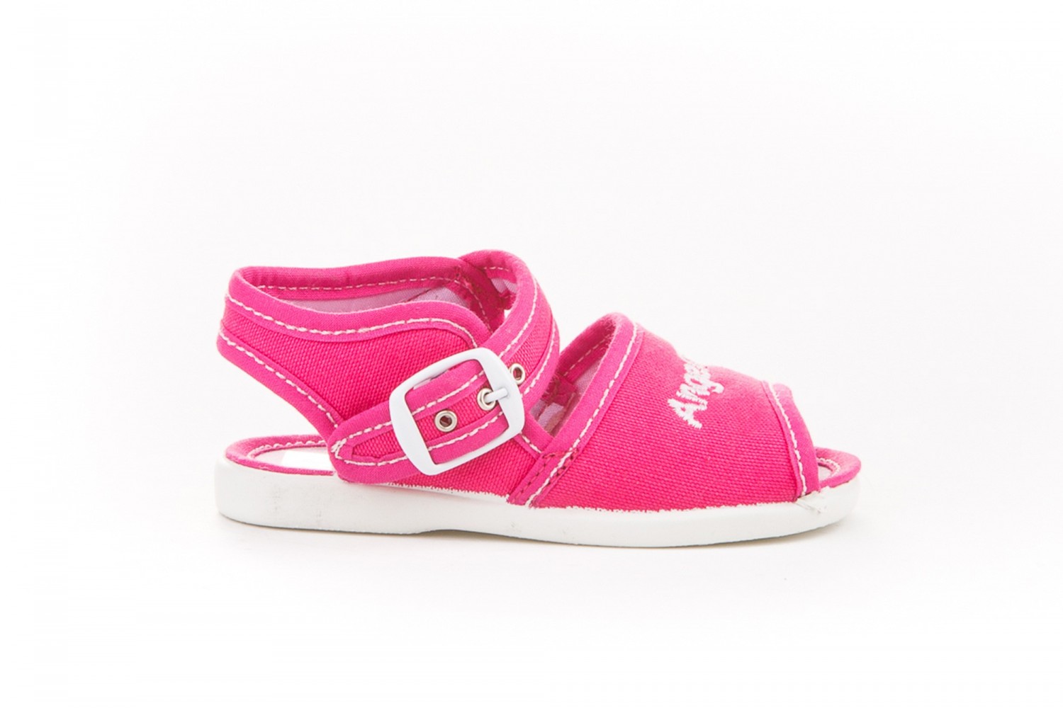 ANGELITOS SANDALIA DE NIÑA LONA FUXIA
