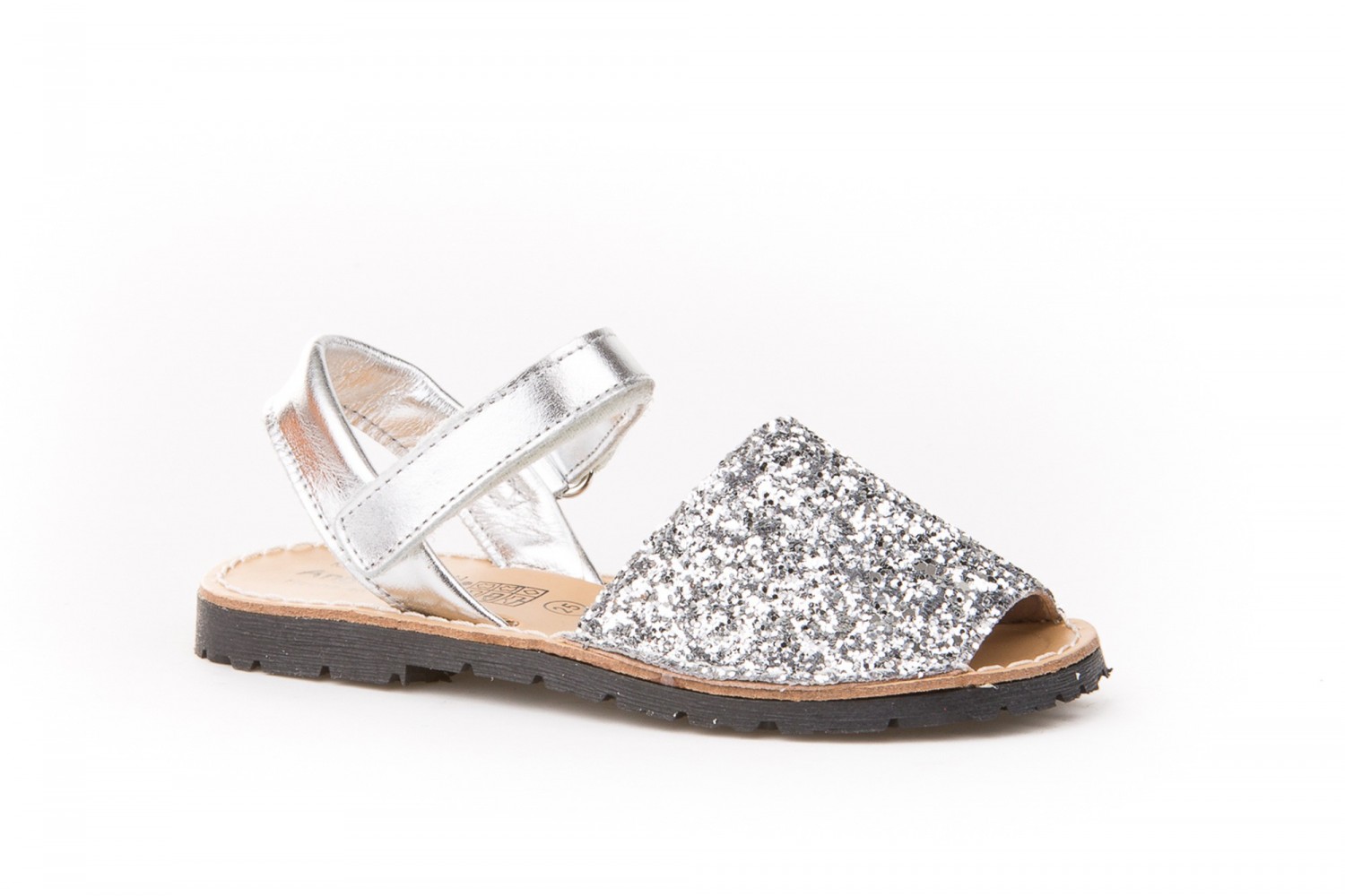 MENORQUINA VELCRO ANGELITOS PLATA
