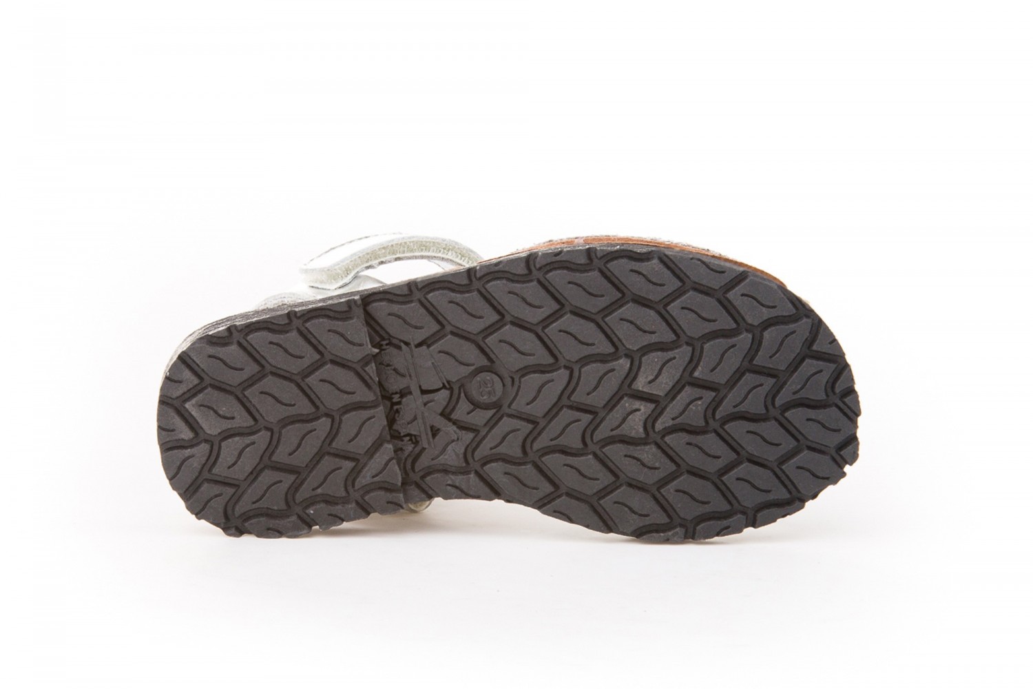 MENORQUINA VELCRO ANGELITOS PLATA