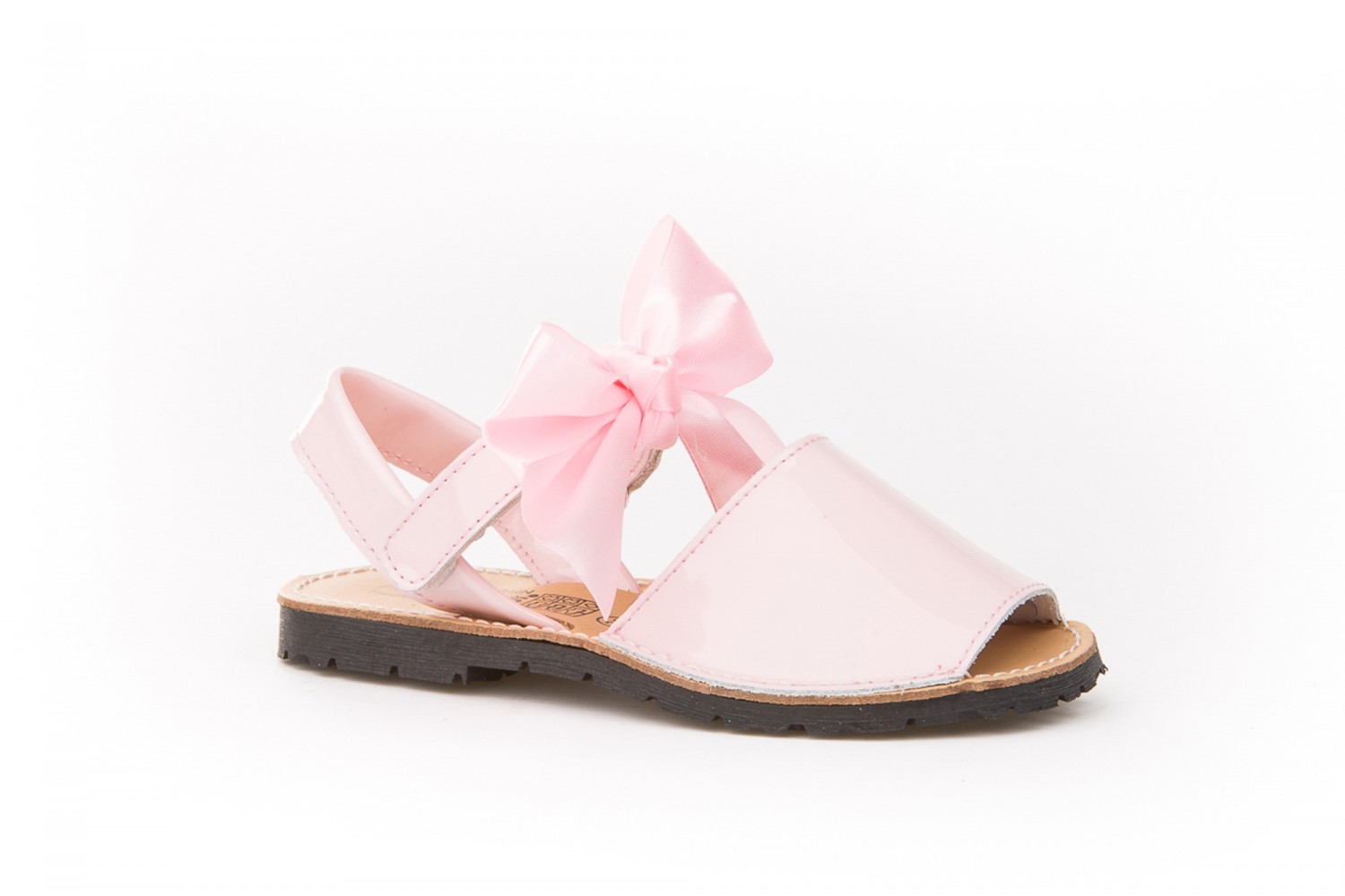 MENORQUINA ROSA CHAROL VELCRO ANGELITOS