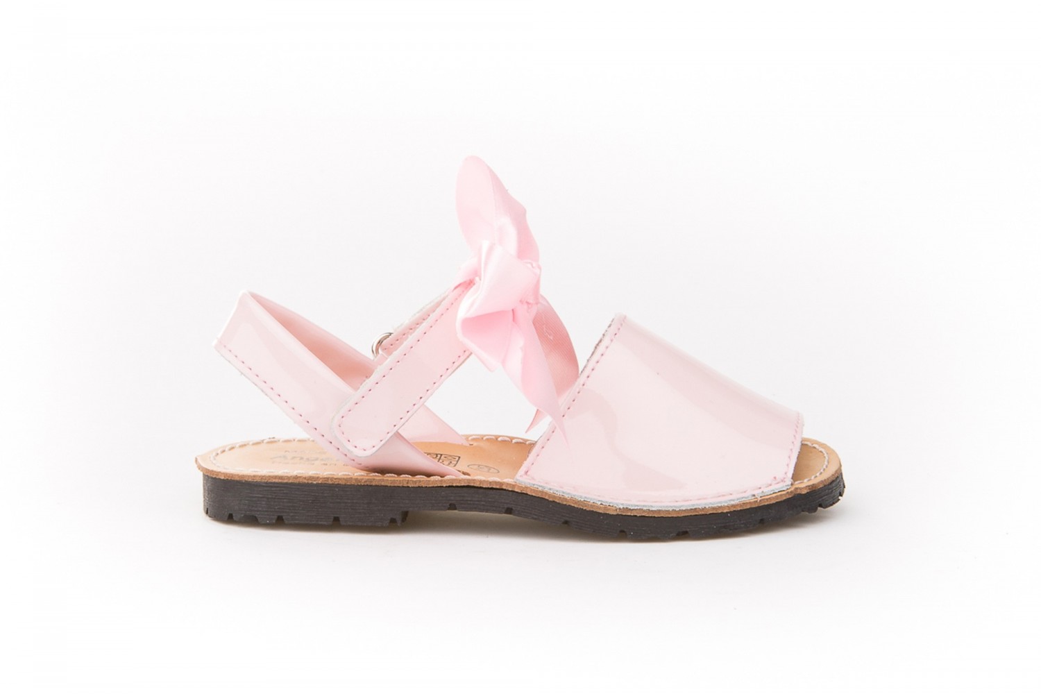 MENORQUINA ROSA CHAROL VELCRO ANGELITOS