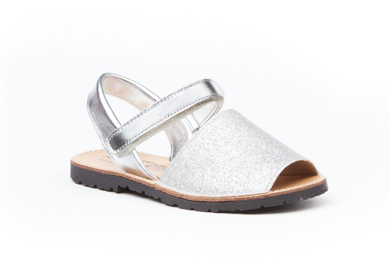 MENORQUINA VELCRO ANGELITOS PLATA