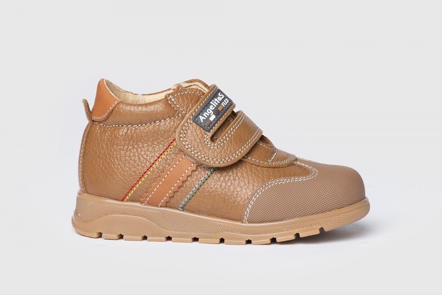 BOTA VELCRO ANGELITOS TAUPE