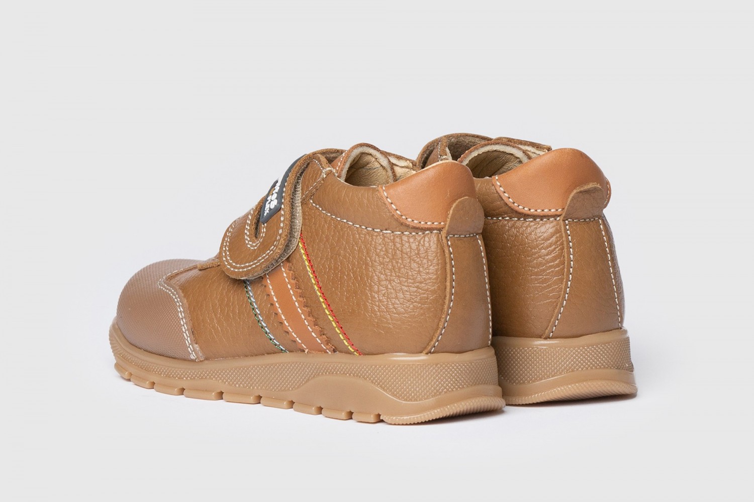 BOTA VELCRO ANGELITOS TAUPE