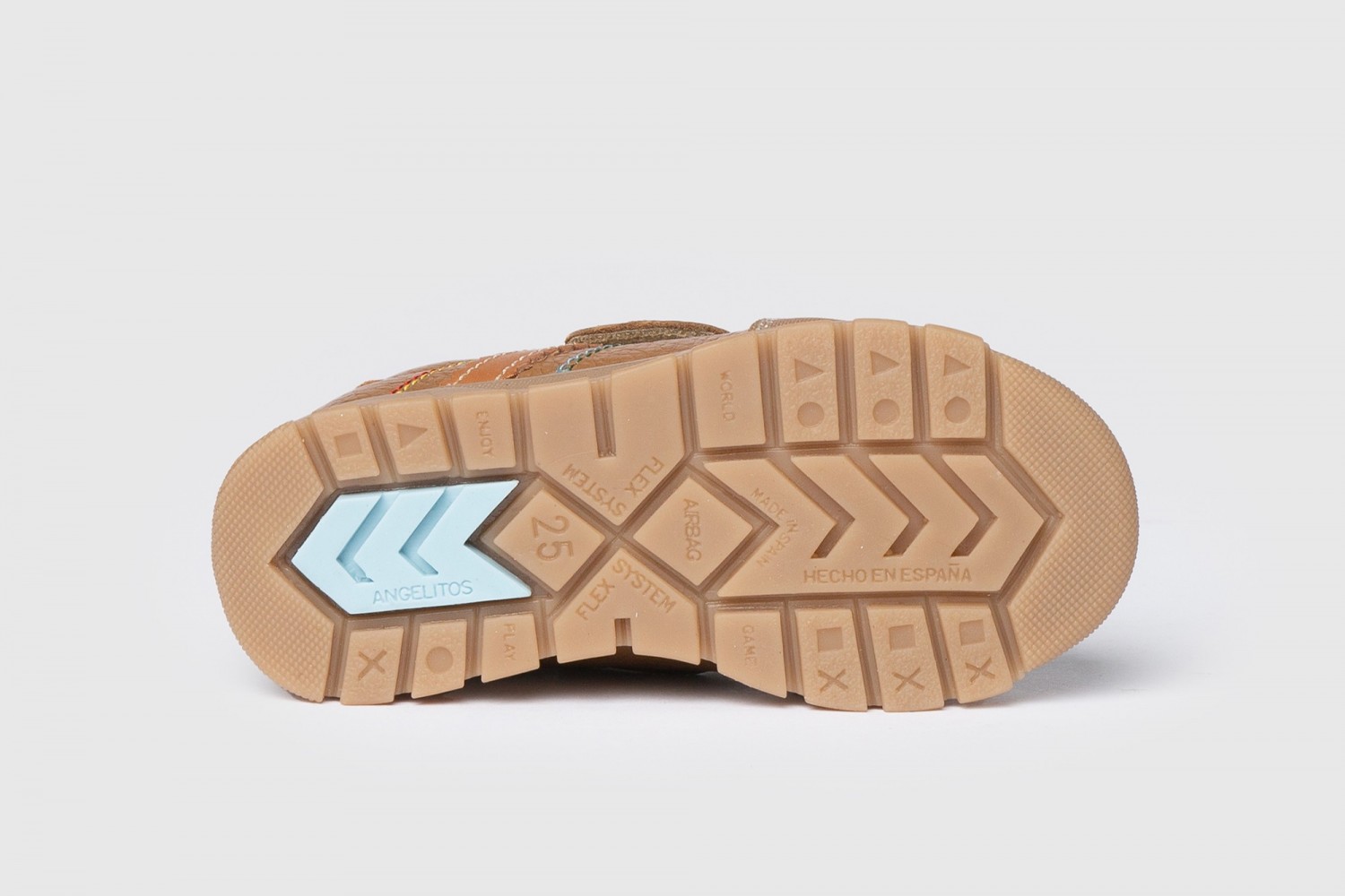 BOTA VELCRO ANGELITOS TAUPE