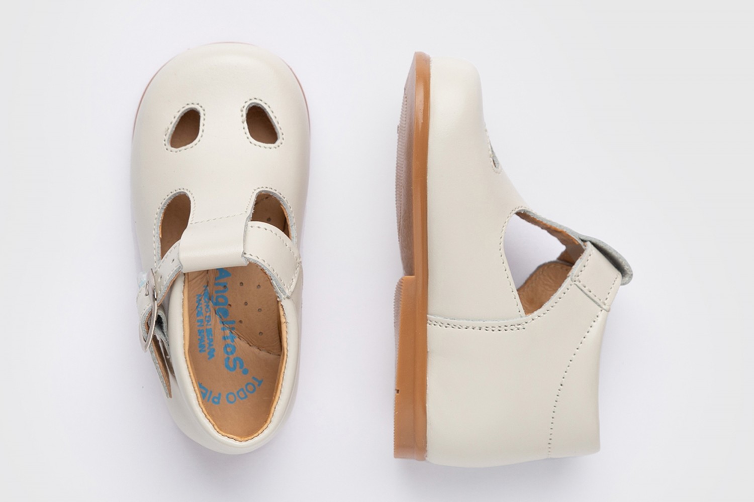 PEPITO NAPA HEBILLA ANGELITOS BEIGE