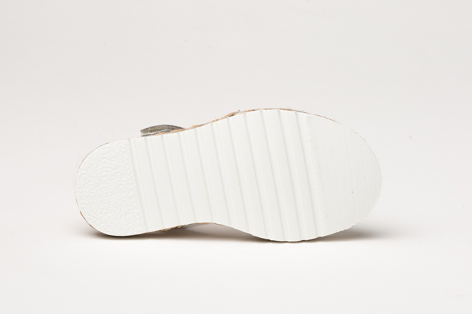 MENORQUINA VELCRO METALIZADA ANGELITOS "GEL-MEMORY FOAM" PLATA