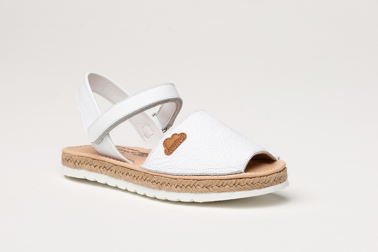 MENORQUINA VELCRO NUBE ANGELITOS "GEL-MEMORY FOAM" BLANCO