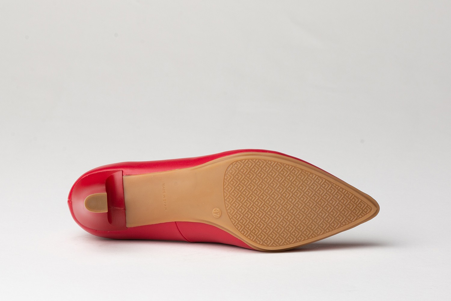 ZAPATO SALÓN ROJO NAPA EVA MAÑAS 6.5 CM "GEL-MEMORY FOAM"