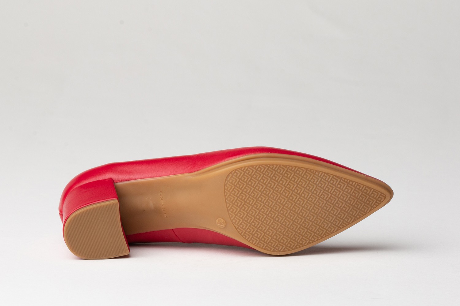 ZAPATO SALÓN ROJO V-SHAPED EVA MAÑAS 5.5 CM "GEL-MEMORY FOAM"