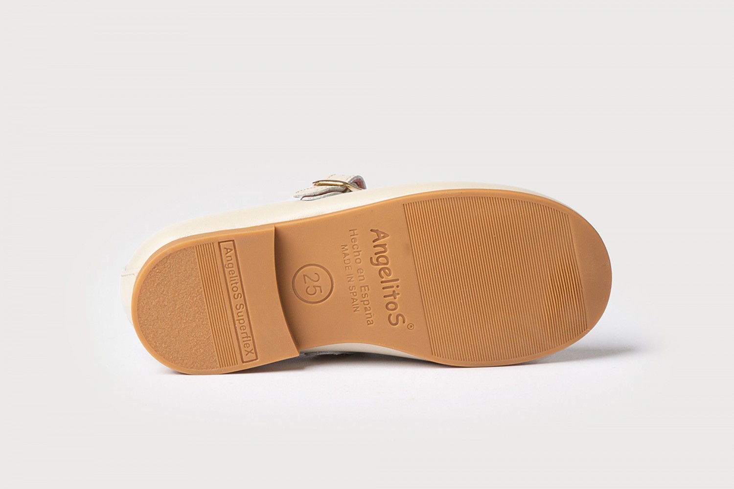 ANGELITOS MERCEDITA DE NIÑA CON HEBILLA BEIGE