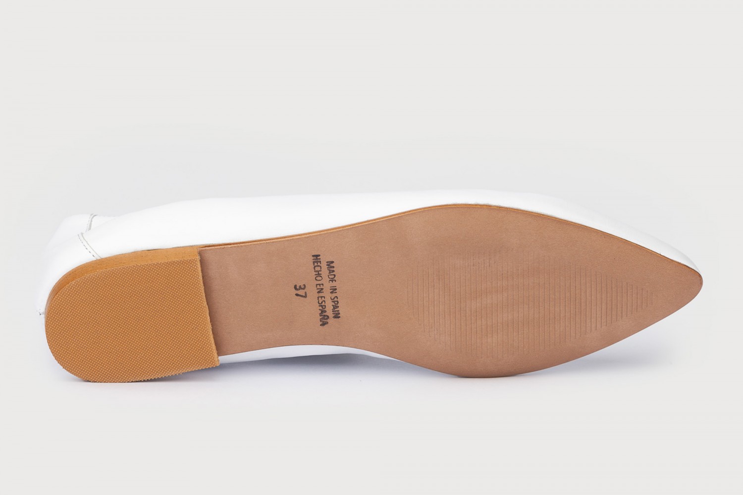 BAILARINAS NAPA SOFT BLANCAS EVA MAÑAS "GEL-MEMORY FOAM"