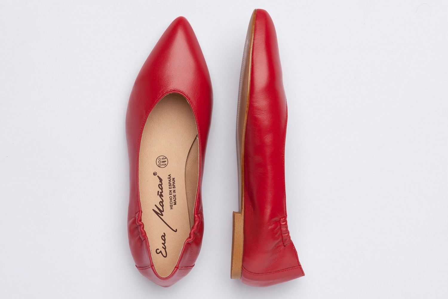 BAILARINAS NAPA SOFT ROJAS EVA MAÑAS "GEL-MEMORY FOAM"