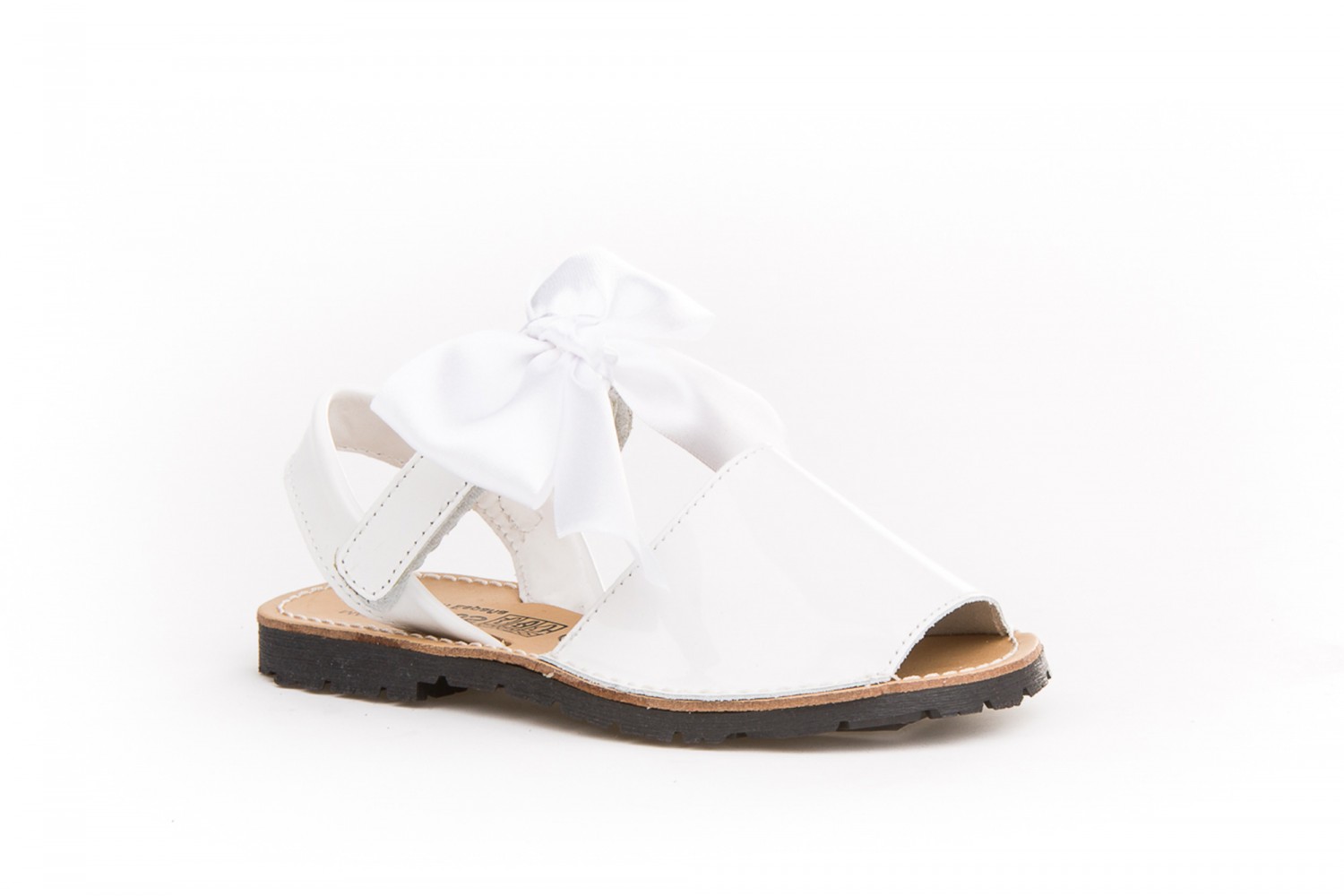 MENORQUINA BLANCO CHAROL VELCRO ANGELITOS