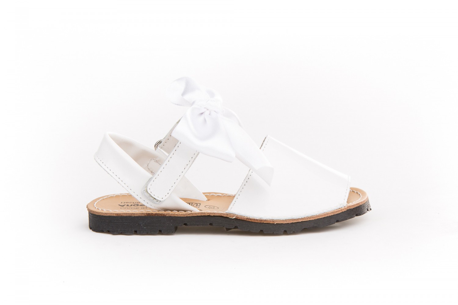 MENORQUINA BLANCO CHAROL VELCRO ANGELITOS
