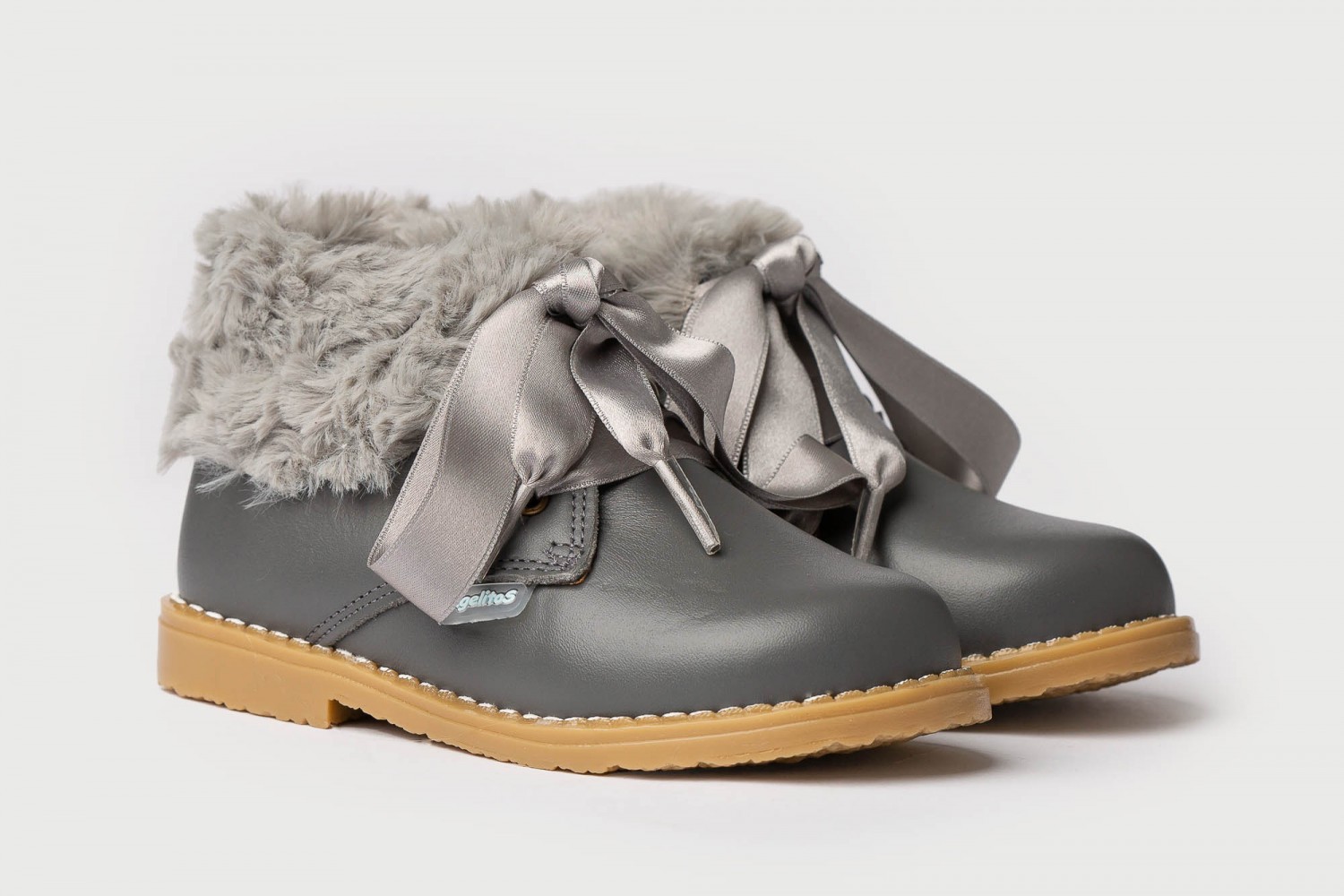 Botas pelo gris new arrivals