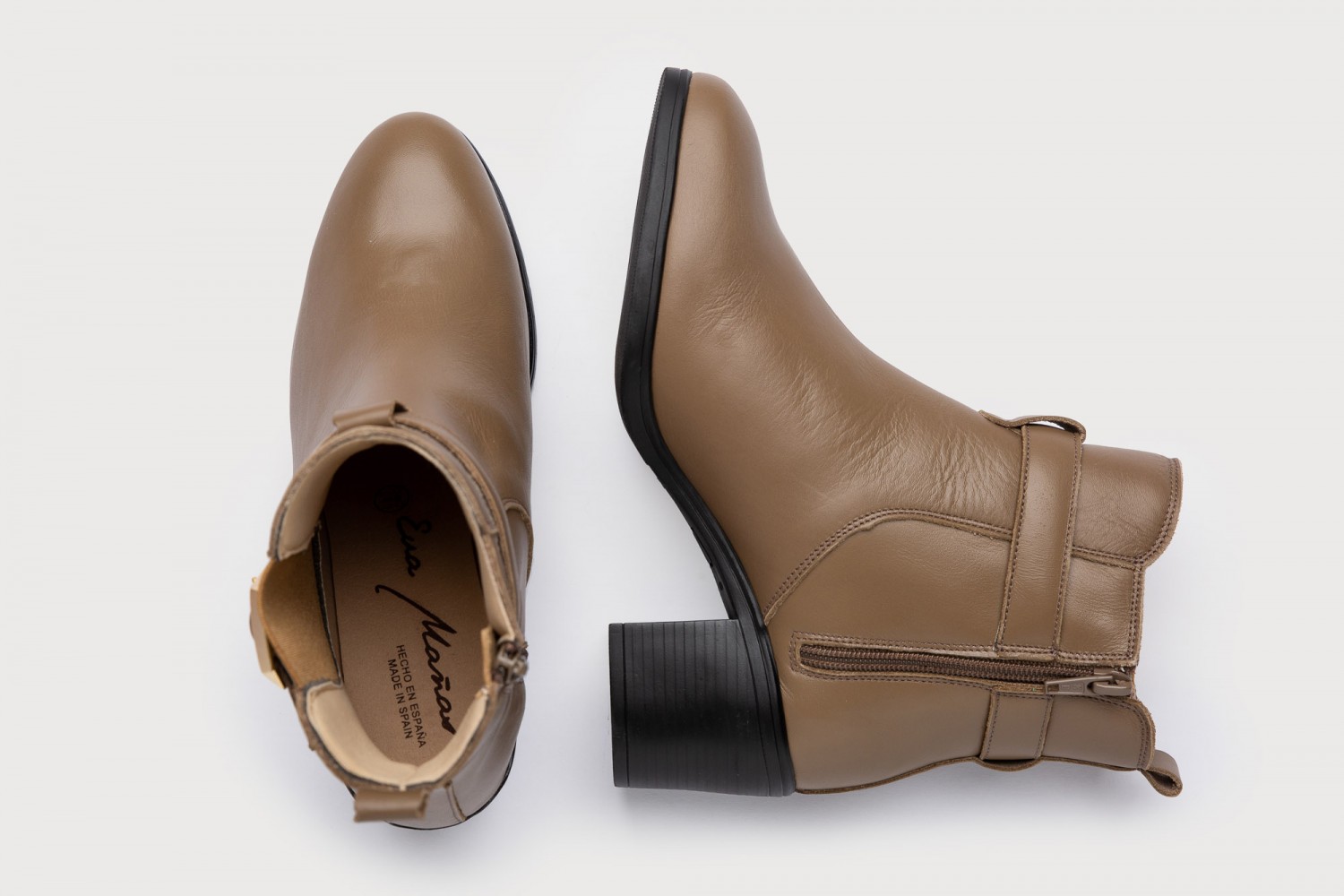 BOTIN SEÑORA HEBILLA 5.5 CM "TEX-NATURE GEL-MEMORY"