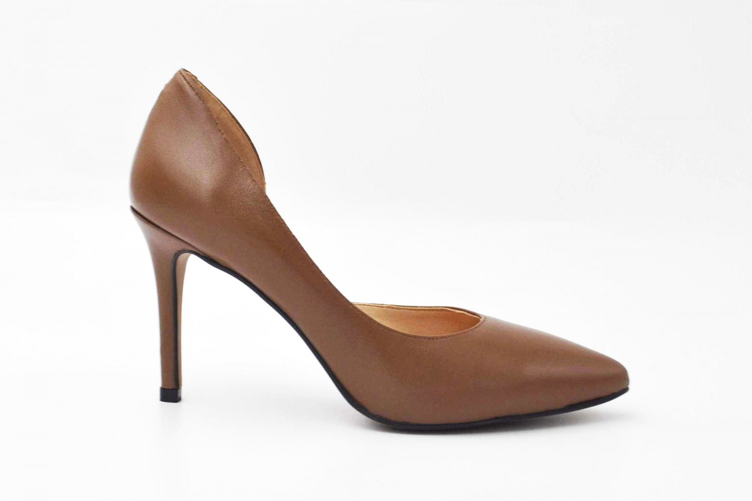 ZAPATO SALÓN VISÓN MODELO D'ORSAY NAPA EVA MAÑAS 9.5 CM "GEL-MEMORY FOAM"